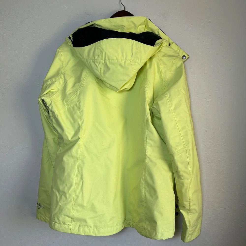 GUC Columbia Jacket‎ Interchange Size XL Neon Yellow Waterproof Ski Snowboard